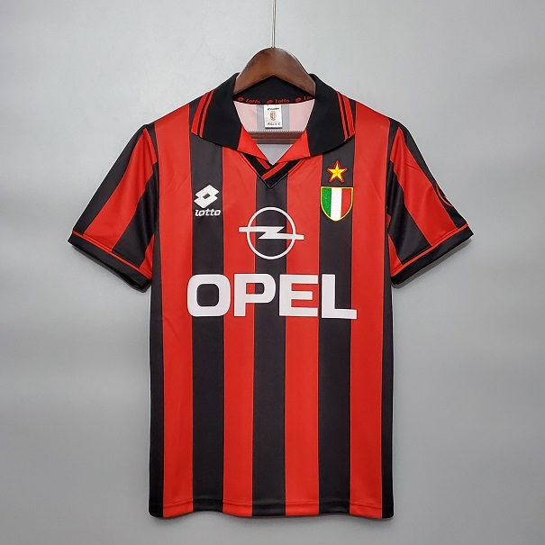 AAA Quality AC Milan 96/97 Home Soccer Jersey